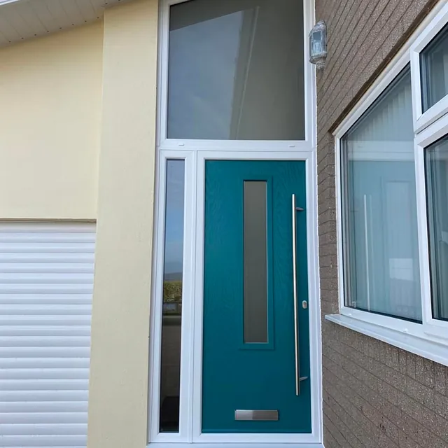 green composite door